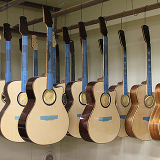 Morris Guitars Factory in Matsumoto, Japan