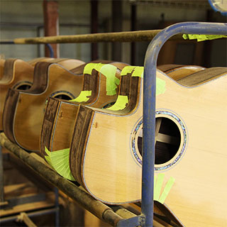 Morris Guitars Factory in Matsumoto, Japan