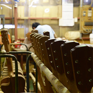 Morris Guitars Factory in Matsumoto, Japan