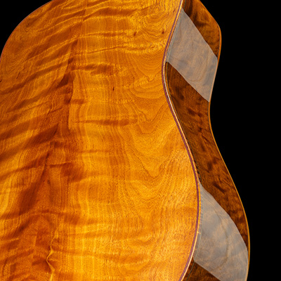 Wild Cherry wood side & back