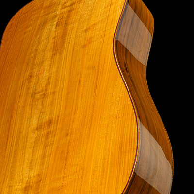 Wild Cherry wood side & back